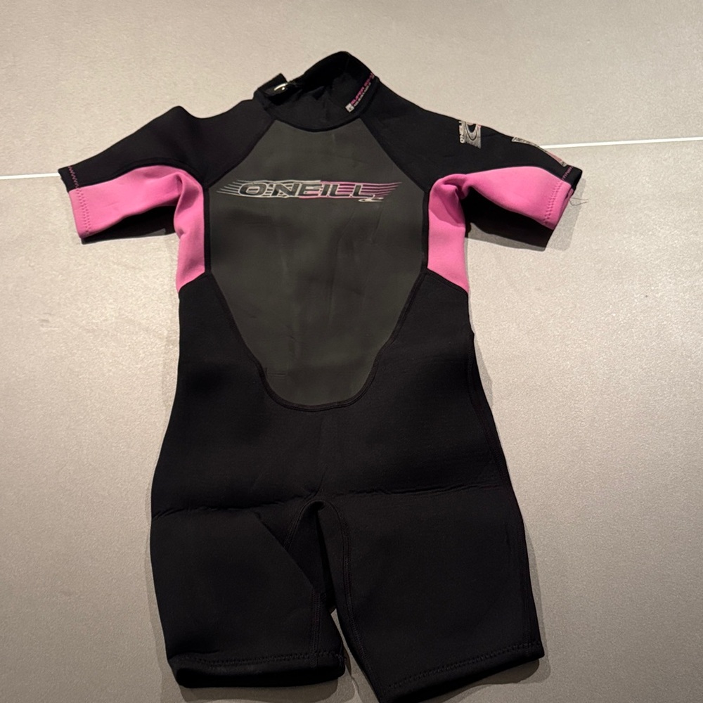 O'Neill Kids Wetsuit - Black and Pink